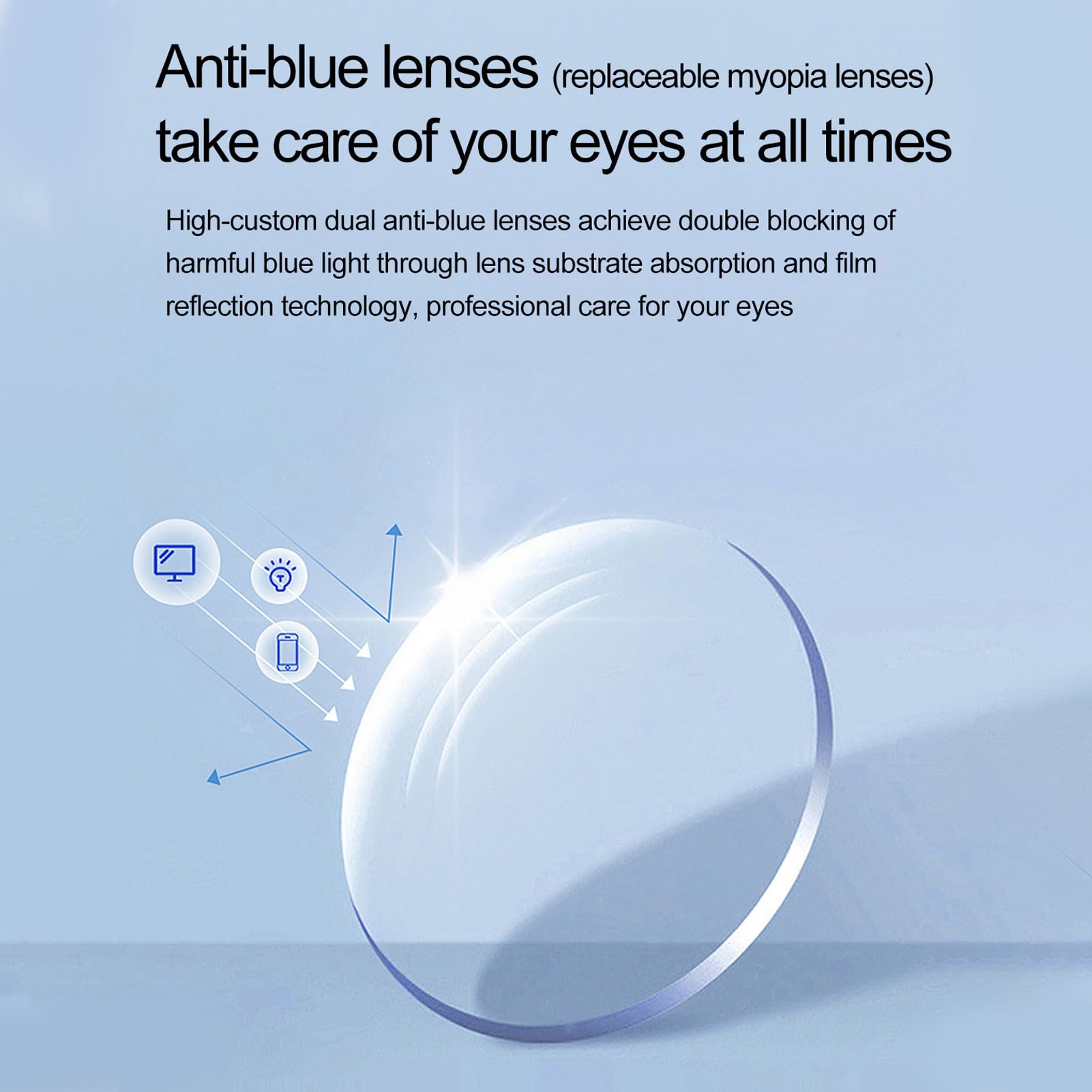 Lazmin112 Occhiali Intelligenti AI, Occhiali di Traduzione Bluetooth con 163 Lingue di Traduzione in Tempo Reale, Display APP, Chiamate di Conduzione Aerea, Protezione Dalla Luce Blu,