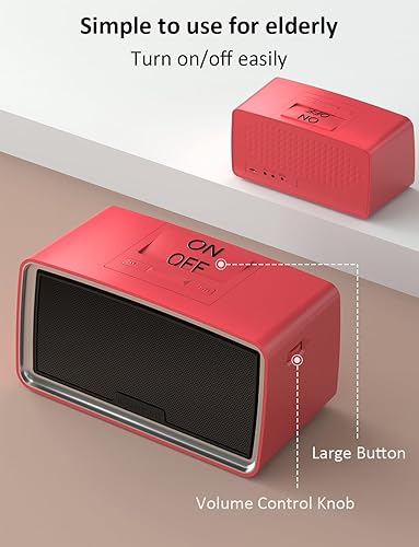 Miniatura 8 de iGuerburn - Reproductor de música simple de 32 GB para personas mayores con demencia, caja de música MP3 fácil de usar, productos para pacientes con