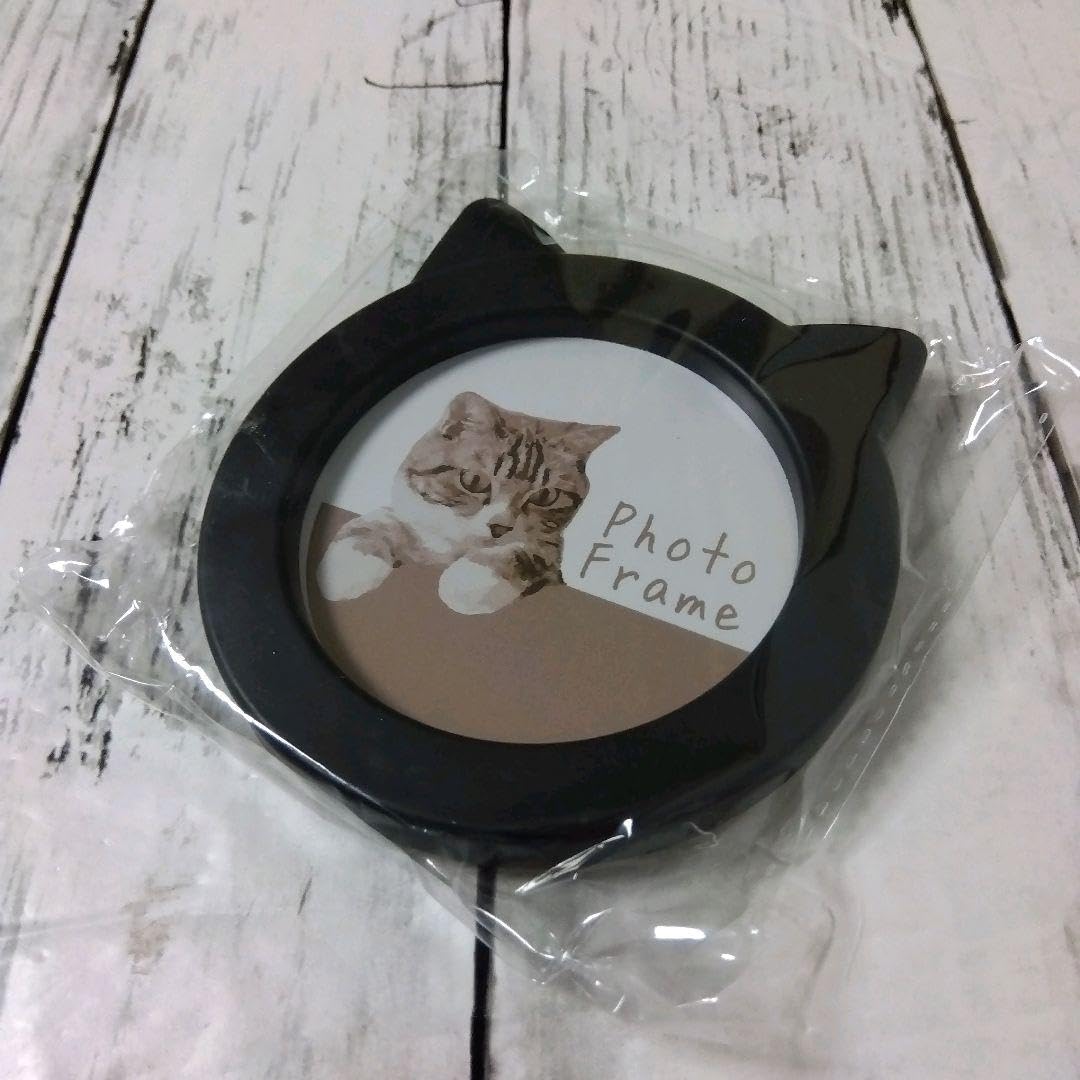 Amazon.co.jp: 黒猫 フォトフレーム 写真立て くろねこ ねこ ぬこ