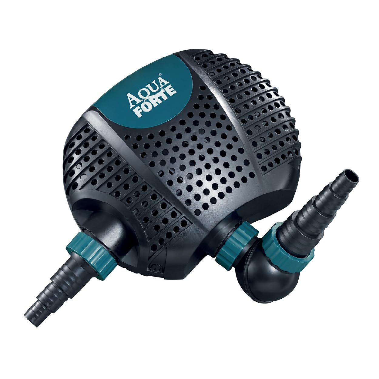 AquaForte O-10000 Plus, 85 Watt, max. Durchfluss 10 m3 pro Stunde, max. Förderhöhe 5 Meter, Kabellänge 10 Meter, für Wasserläufe, Wasserfälle, Springbrunnen, Filter usw.