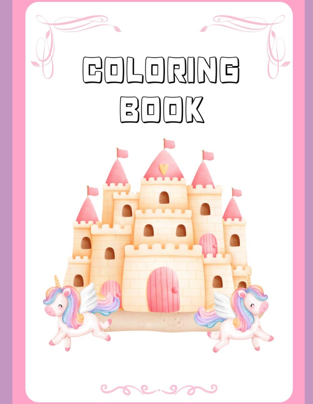 Magical Kingdom Coloring Book- Princesses, Dragons, Castles & Fairy Tale Friends for Toddlers Ages 3–7