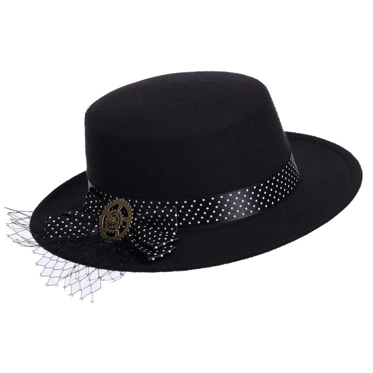COSDREAMER Men Spanish Hat Matador Hat Mexican Sombrero Hat (Black 1) โ image 1