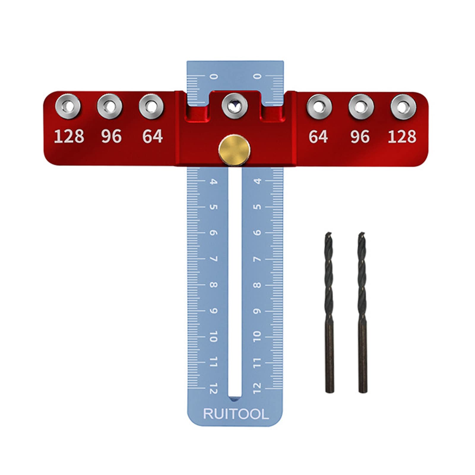 Kalttoy A Luminum Lloy Cabinet Hardware Jig Wood Drilling Tool Set Drill Template Guide For Door Nd Drawer Handle Installation Wood Drilling Tool