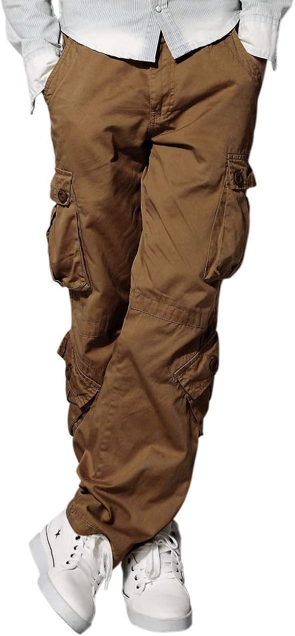 Match Men's Wild Cargo Pants 29 3357 Mud