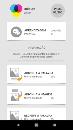 Aprendemos palavras inglesas com Smart-Teacher