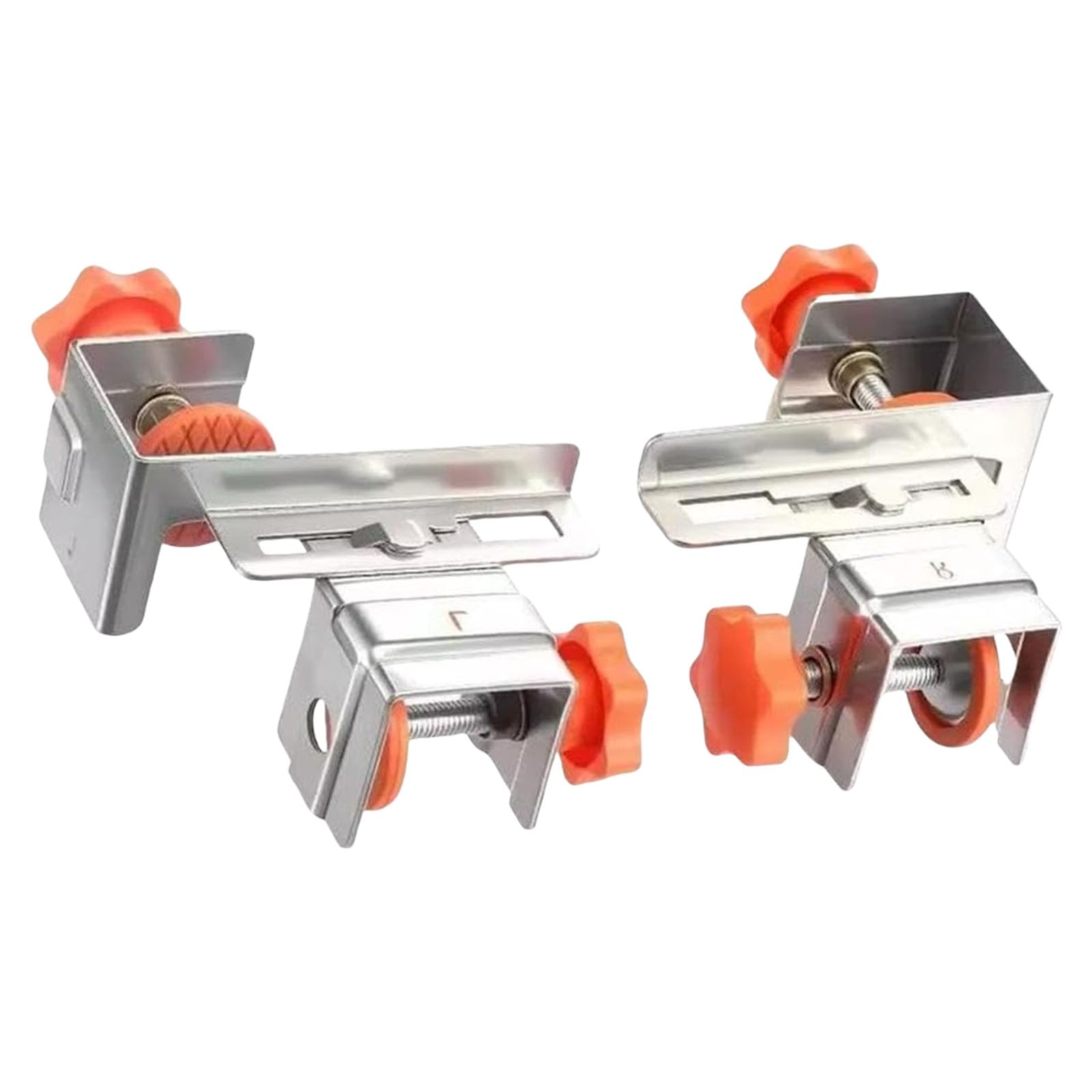 Yanwuwa Multicolor 2Pcs Portable Sturdy Stainless Steel Cabinet Drawer Fixing Brackets Rustproof Fasteners Easy Assembly Daily Casual Use Kitchen Cabinet Drawer Fixing Clamps