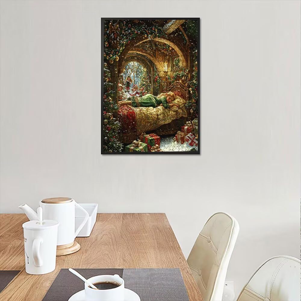 WeihnachtsmäDchen Puzzle 2000 Teile, Klassische Puzzles, Geschicklichkeitsspiel Puzzle für Erwachsene, Puzzlespiele für Die Ganze Familie, Mit Schöner Verpackung, Dekoration Puzzles DX0YL3-829