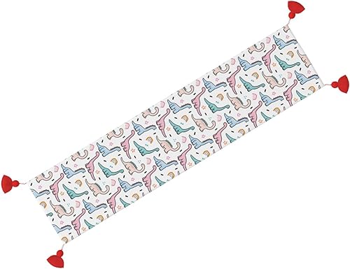 Vista 30 de Christmas Table Runner 60 Inches Long Fall Table Runner for Dining Table Christmas Decorations Coffe Table Runner with Tassels Kitchen & Table