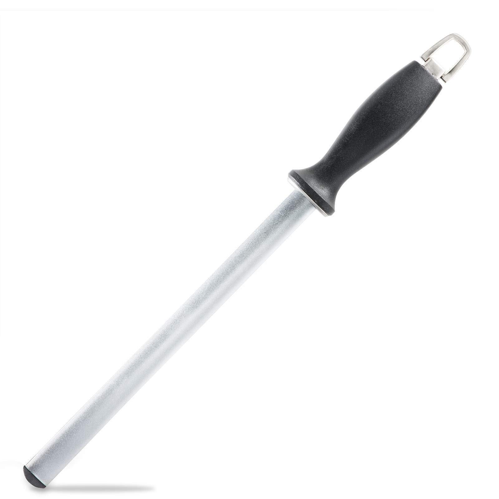 CUISINEPRO8 Inch Sharpening Steel Rod - Damashiro by Diamond Encrusted Planes to Hone and Sharpen Your Blade - for Strength and Durability - Crafted from Japanese Steel