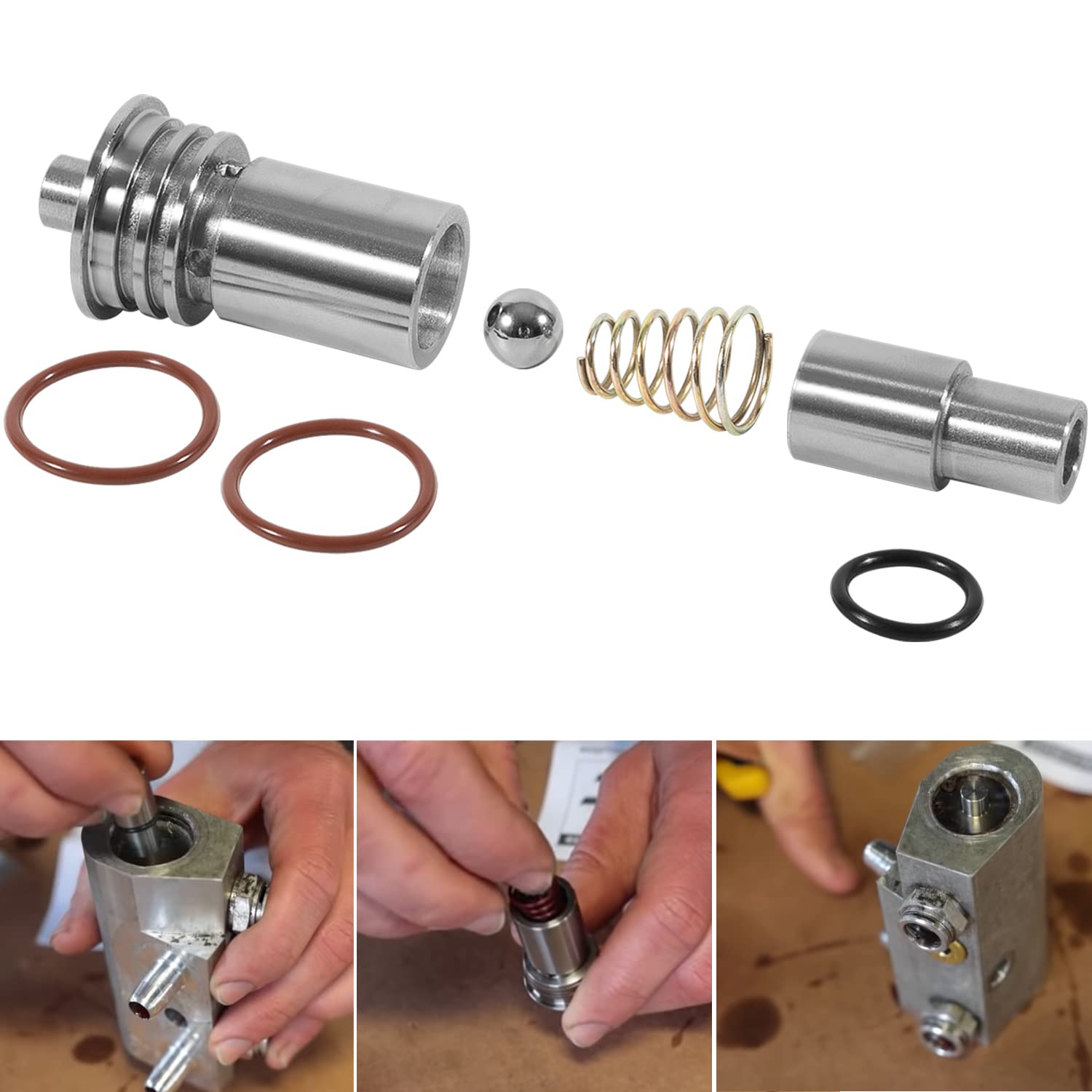 Camoo Transmission Cooling System Upgrade Kit For 2014-Up GM 6L80 6L90 Cadillac Chevy GMC & 2016-Up 8L90 8L80 8L90E, Replace#STL010 Cooler Flow Bypass Valve Kit