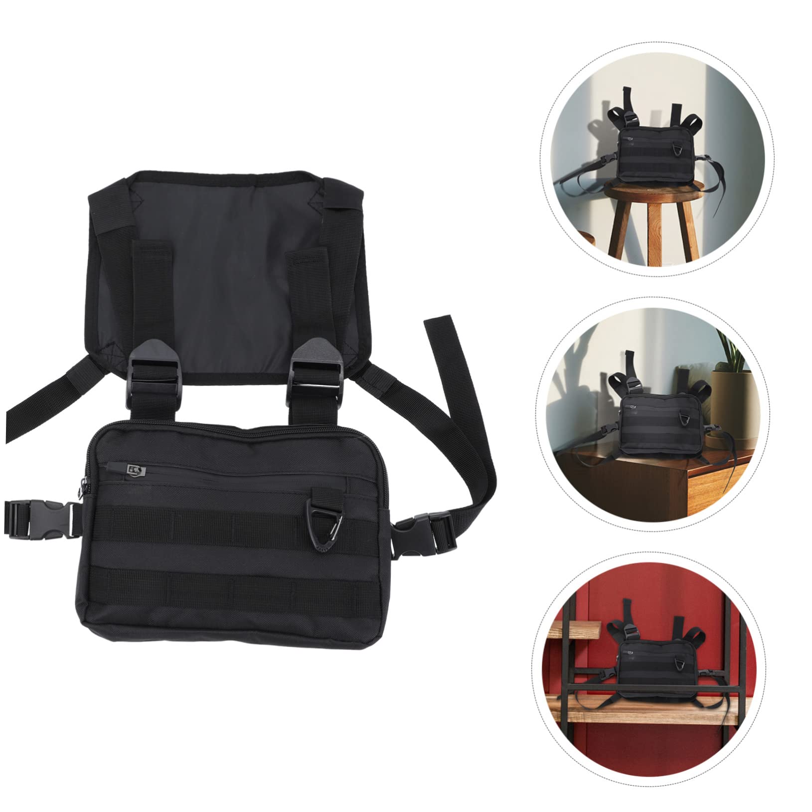 SOESFOUFU Scissor Storage Bag Barber Use Storage Bag Hair Styling Tools Vest Backpack Simple Styling Tools Case for Stylists