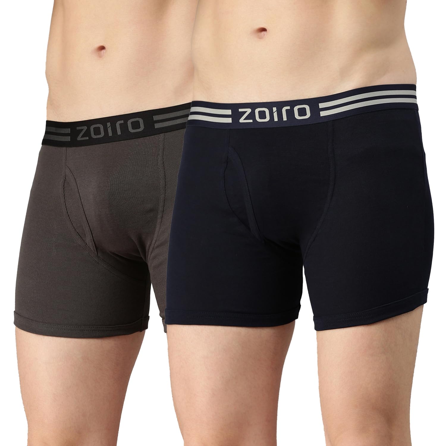 zoiro Men's Soft Cotton Solid Trunks Combo Pack-picture-10