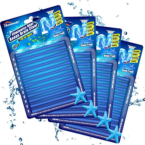Drain Sticks Drain Cleaner Sticks Keeps Drains and Pipes Clear and Odor-free for Sink Pipe Cleaning Sticks for Drains As Seen On TV