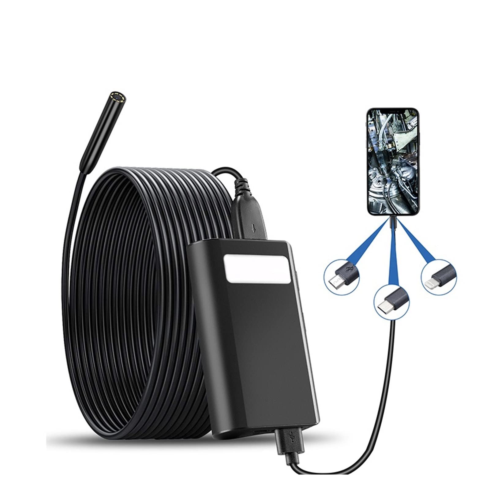 Amazon | チューブ内視鏡カメラアップグレード 2.0MP HD検査