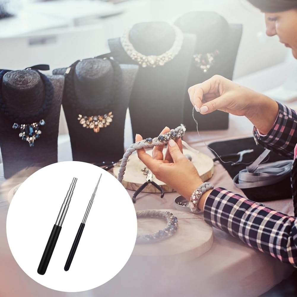 Bloepum Wire Wrap Mandrel 1.5mm-10mm Wire Wrap Around Wire Rod Jump Ring Bead Jewelry Forming Rod Practical Mini Coil Jig DIY