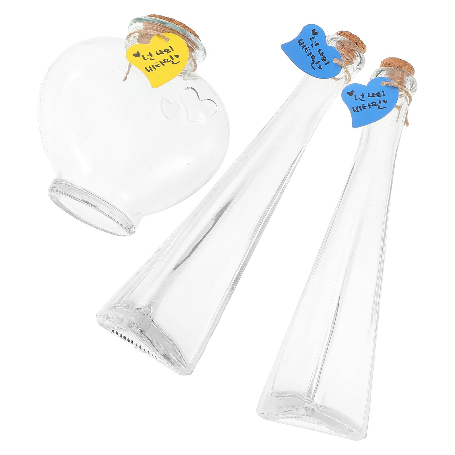 Bouteilles à souhaits en verre étanches pour conserver le sable de mariage sans fuite