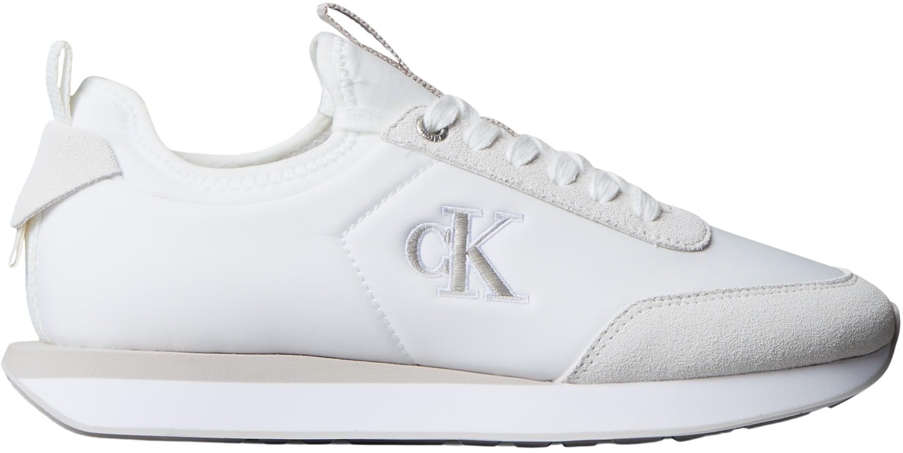 Calvin Klein Runner Sneaker Mujer Retro Sock Nylon con Logotipo