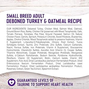   Wellness-Complete-Health-Small-Breed-Dry-Dog-Food-with-Grains-Natural-Ingredients-Made-in-USA-with-Real-Turkey-For-Dogs-Up-to-25-lbs-Adult-Turkey-Oatmeal-4-Pound-Bag