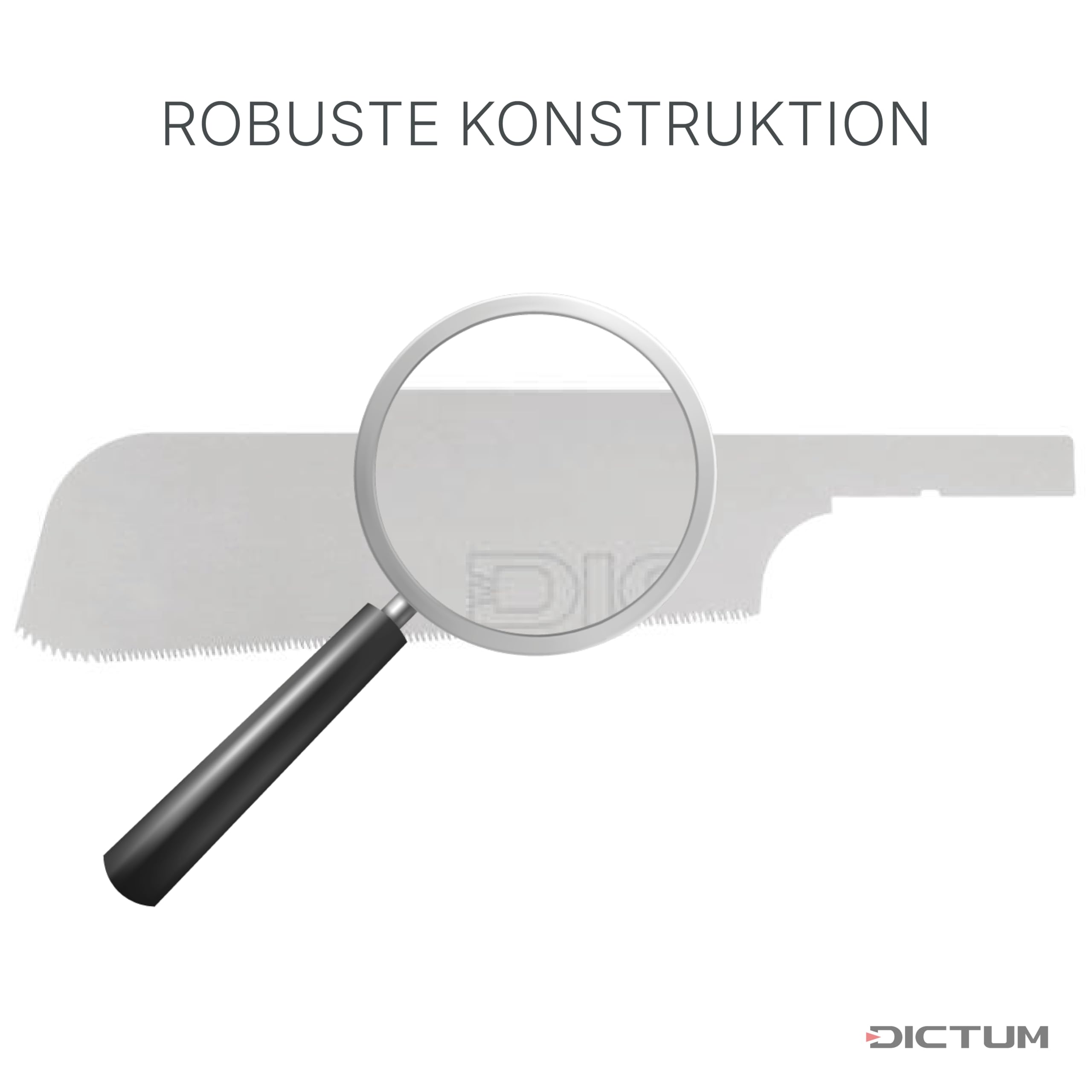 DICTUM Japansäge Ersatzblatt 180 mm – Ersatzblatt für Japanische Säge Kataba Super Hard Compact | Feinsäge Holz Blatt kompatibel mit DICTUM Japansäge & Japan Säge