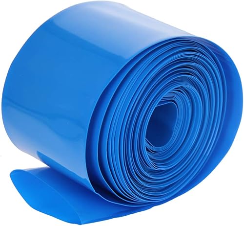 Miniatura 3 de Othmro Kit de tubos termorretráctiles de batería de 32.8 pies, 2.17 pulgadas, ancho de aplanamiento, aislamiento de PVC, tubo termorretráctil, tubo