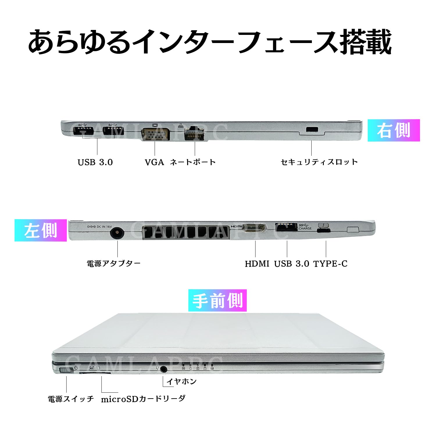Amazon.co.jp: 【整備済み品】ノートパソコン Office2019搭載 軽量薄型