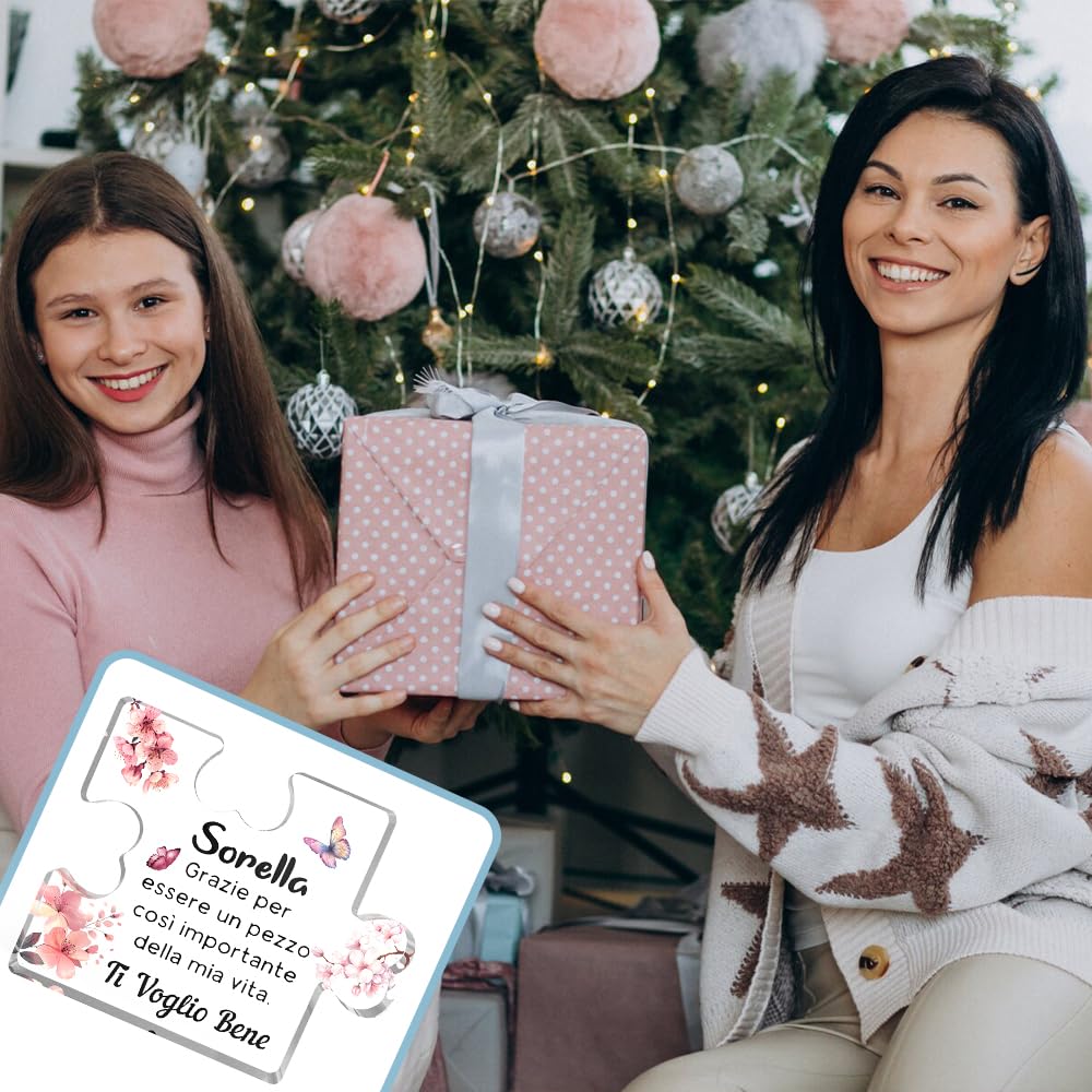 Regalo Sorella Regali Sorella Regalo Sorella Compleanno Idee Regalo Sorella Regali Per Sorella Targa Acrilica Puzzle Regalo Per Sorella Regalo Per Sorella Compleanno Regali Sorella Compleanno