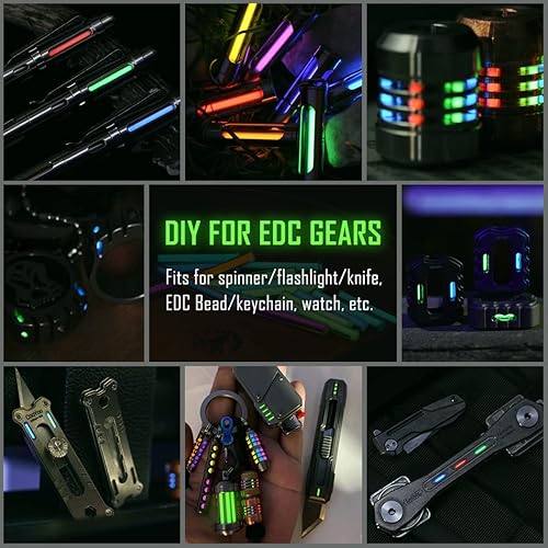 Miniatura 7 de Tubo luminoso de cristal, palo luminoso de tierras raras, barra luminosa en la oscuridad, alternativa de vial tril, bricolaje para decoración de