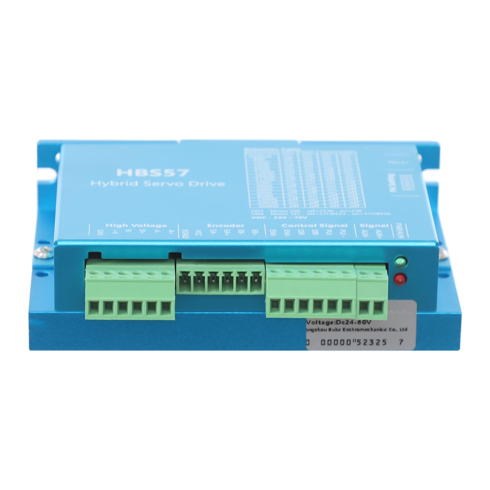 Motore passo-passo Driver HBS57, Closed Loop CNC Stepper Motor Driver + Motore 57HBS30, 3.6Nm, DC24-60V