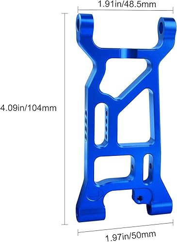 Miniatura 5 de Brazo delantero de aluminio Set Suspensión A-Arms para 110 Losi Tenacity Todos Tenacity TT Pro 4WD SCTDB Pro Actualizaciones, Sustituye LOS234016