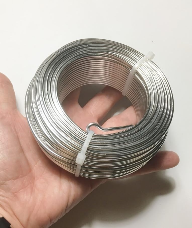 M00091-38 MOREZMORE Aluminum Wire 2.5mm 10Ga 38 Yards for Stop Motion Puppet Armature or Sculpture Annealed