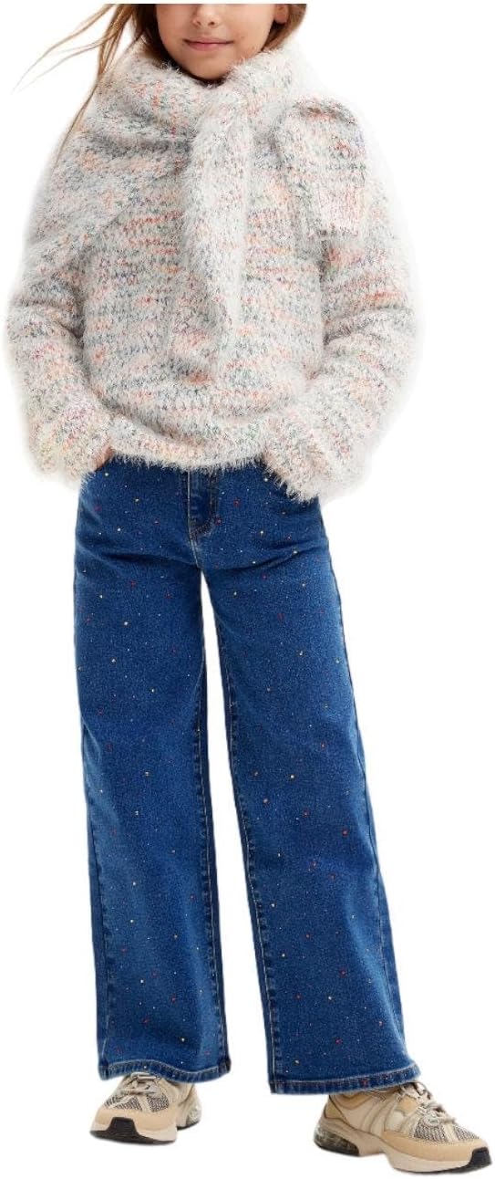 Desigual Girls' Girl Flat Knit Pullover