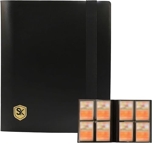 Miniatura 13 de Carpeta de tarjetas coleccionables de dragón azul de lujo, carpeta con cremallera de 9 bolsillos con 900 bolsillos, álbum de tarjetas para tarjetas