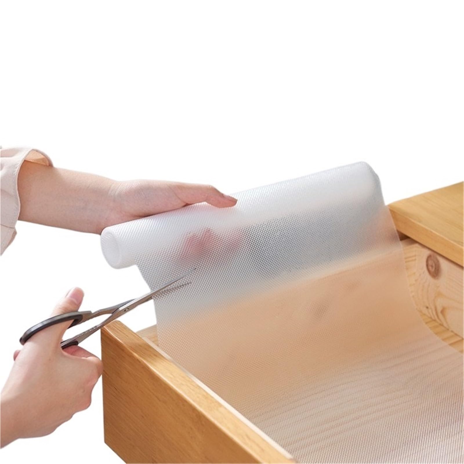 UZAMIRLEX Kitchen Drawer Liner, 1 pc EVA Translucent Refrigerator Cabinet Drawer Shelf Liner