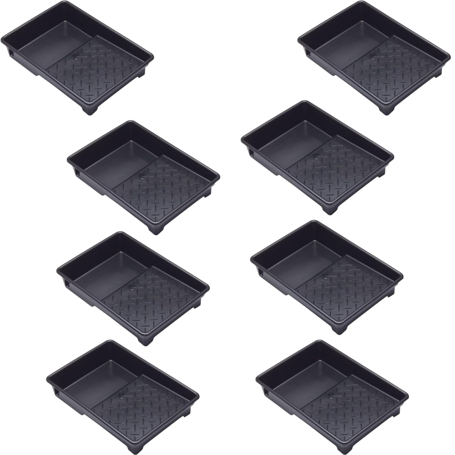 Superpetstoreuk247 Pack Of 8 9 Inch Professional Plastic Roller Trays Decorators Painting Paint Tray
