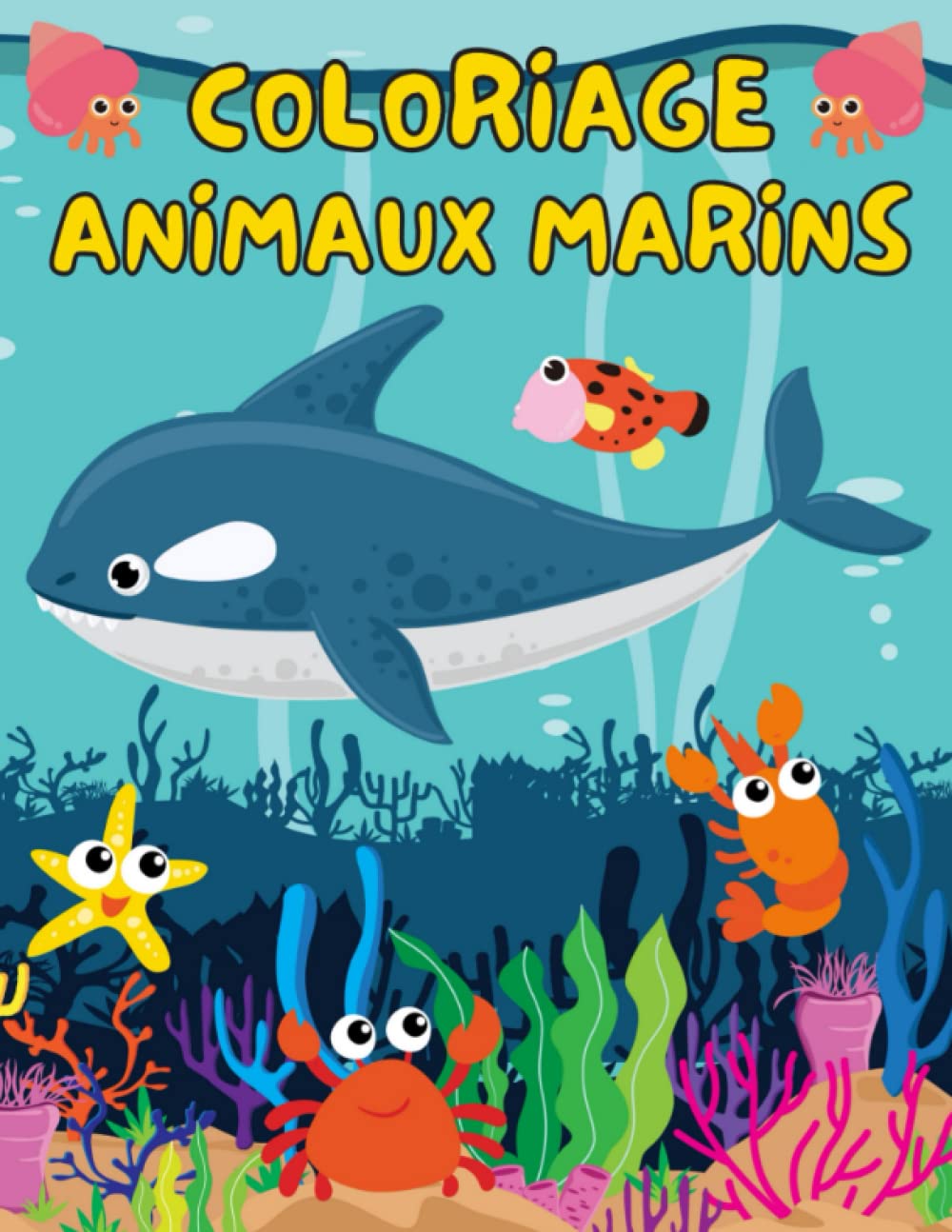 40 coloriages de Animaux Marins (PDF et PNG gratuits), image size:1000x1294