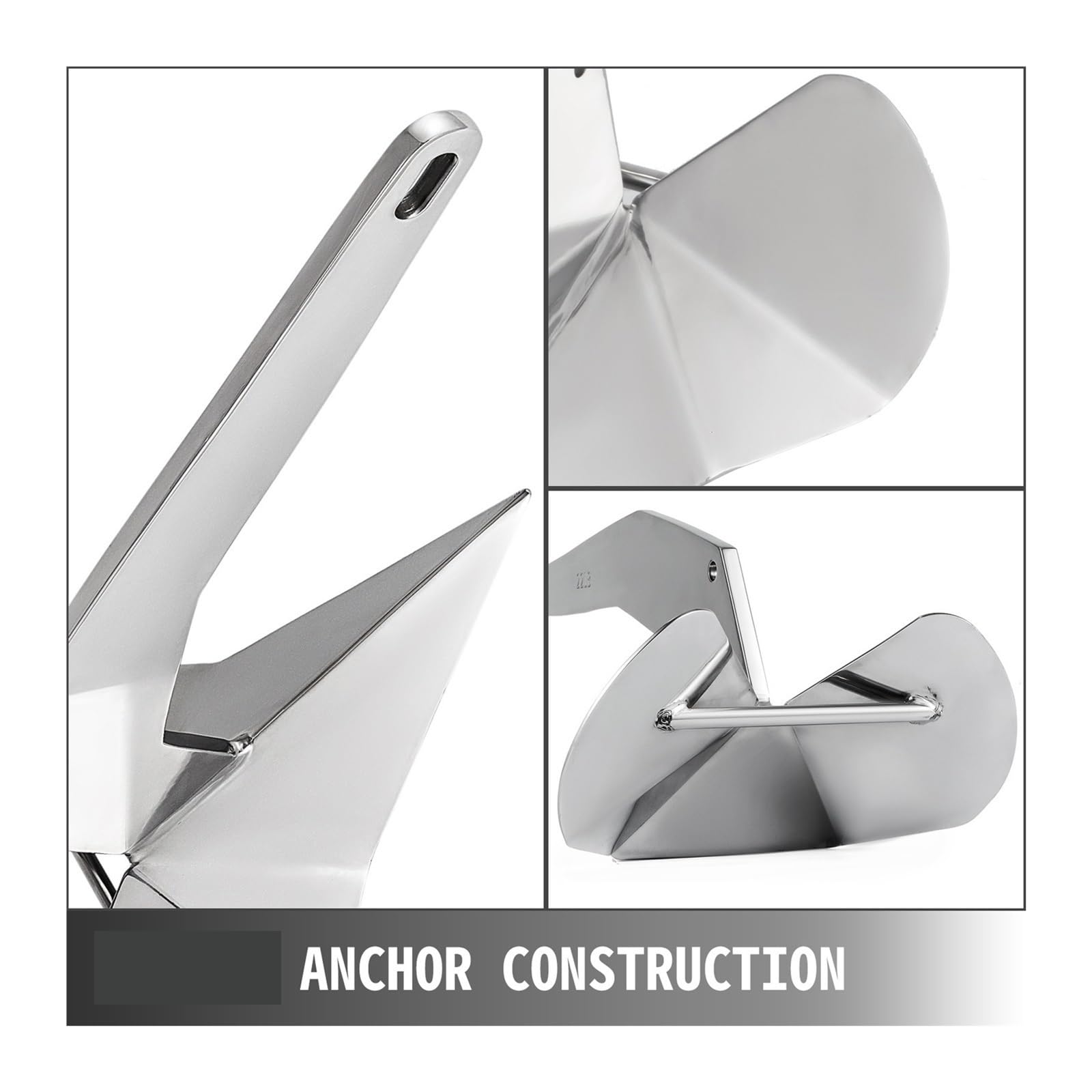 Ancora for barca Versatili accessori marini in acciaio inossidabile 316 Non-Hind