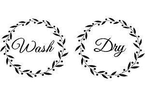 SUPERDANT Washer and Dryer Decals Front Load