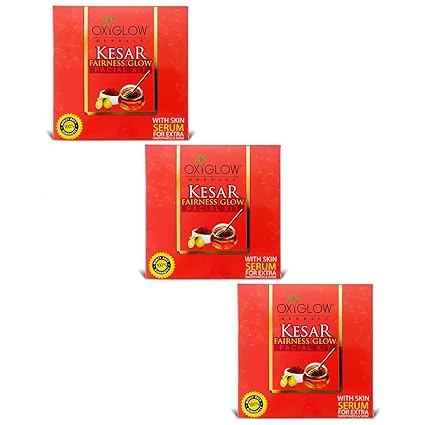 Facial Kit 165g (Kesar Fairness Glow, Pack of 3)