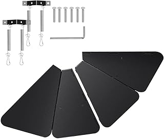 Firulab Squirrel Proof Baffle - Shaking Squirrel Stopper Cone with Double Defense | Outdoor Bird Feeder Accessories, Tilt Squirrel Stopper Pole System for Raccoons Rodents