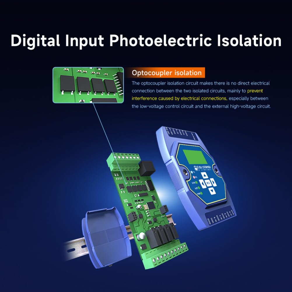 6AI RS485 RJ45 Etherent Analoge und digitale Erfassungssteuerung ME31-XAXX0600 ModBus RTU I/O Netzwerkmodul
