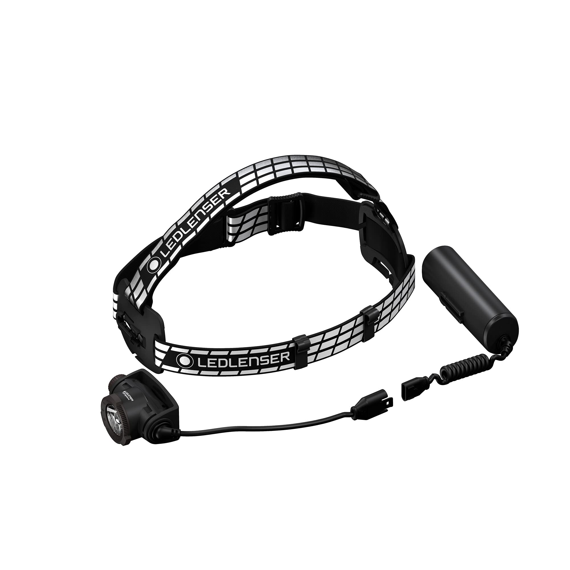 Ledlenser H7R Signature Lampe frontale rechargeable, 1200lm, 260m portée