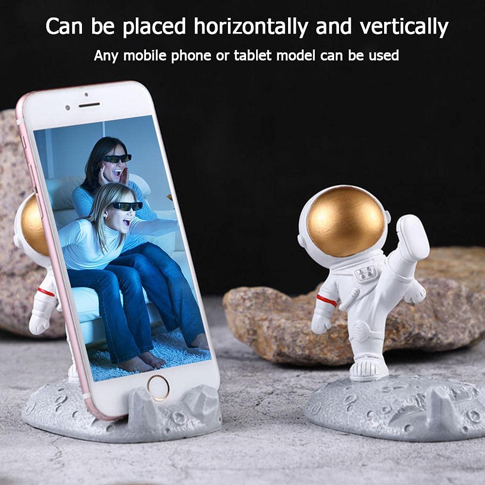 Porta Telefono Astronauta Carino - Supporto Per Smartphone Da Scrivania - Foto 6