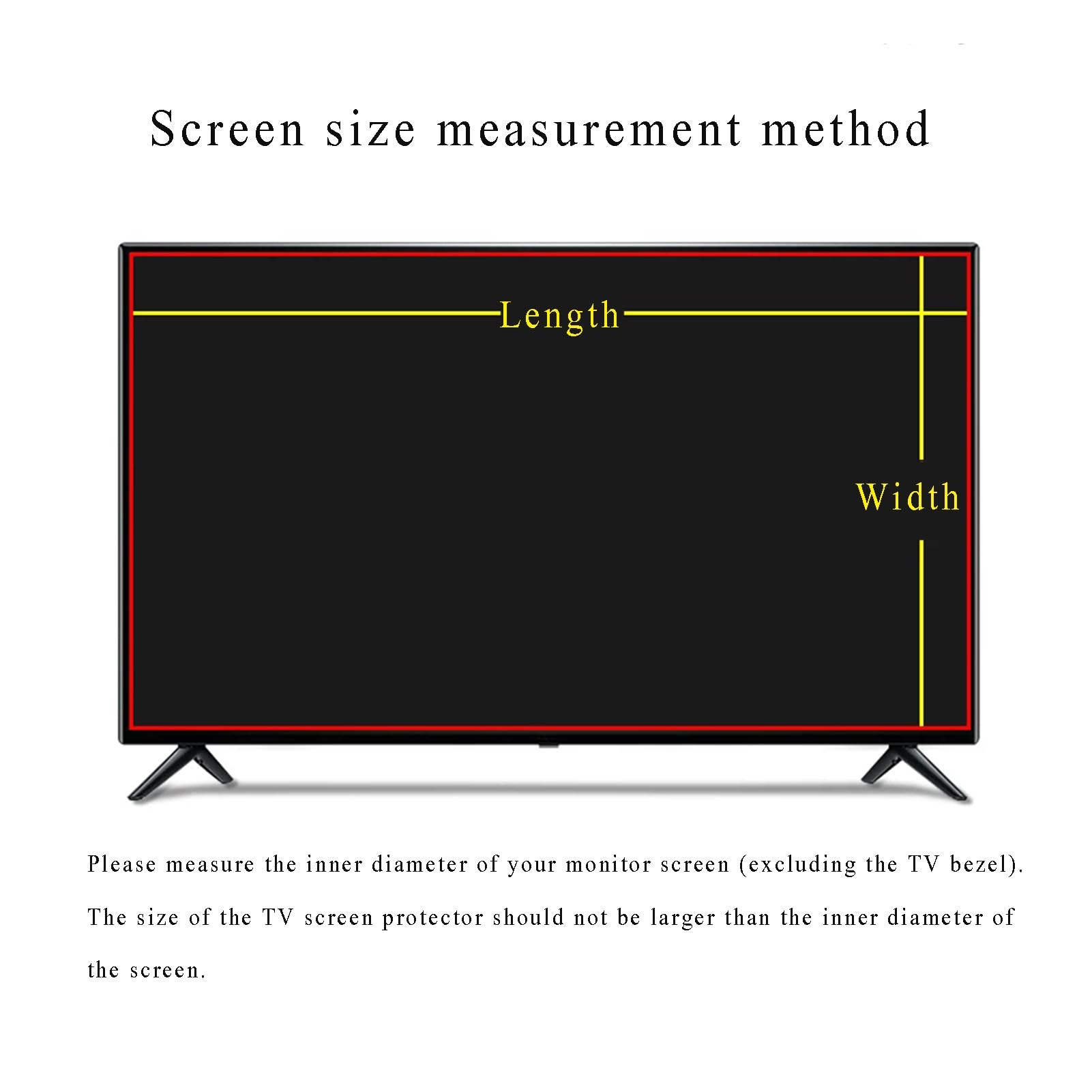 Antirreflejos Protector De Pantalla De TV Anti Luz Azul Película Protectora | Resistente A Arañazos, Instalación Sin Burbujas Para Smart TV LED/LCD(50 inch 1095x616mm)