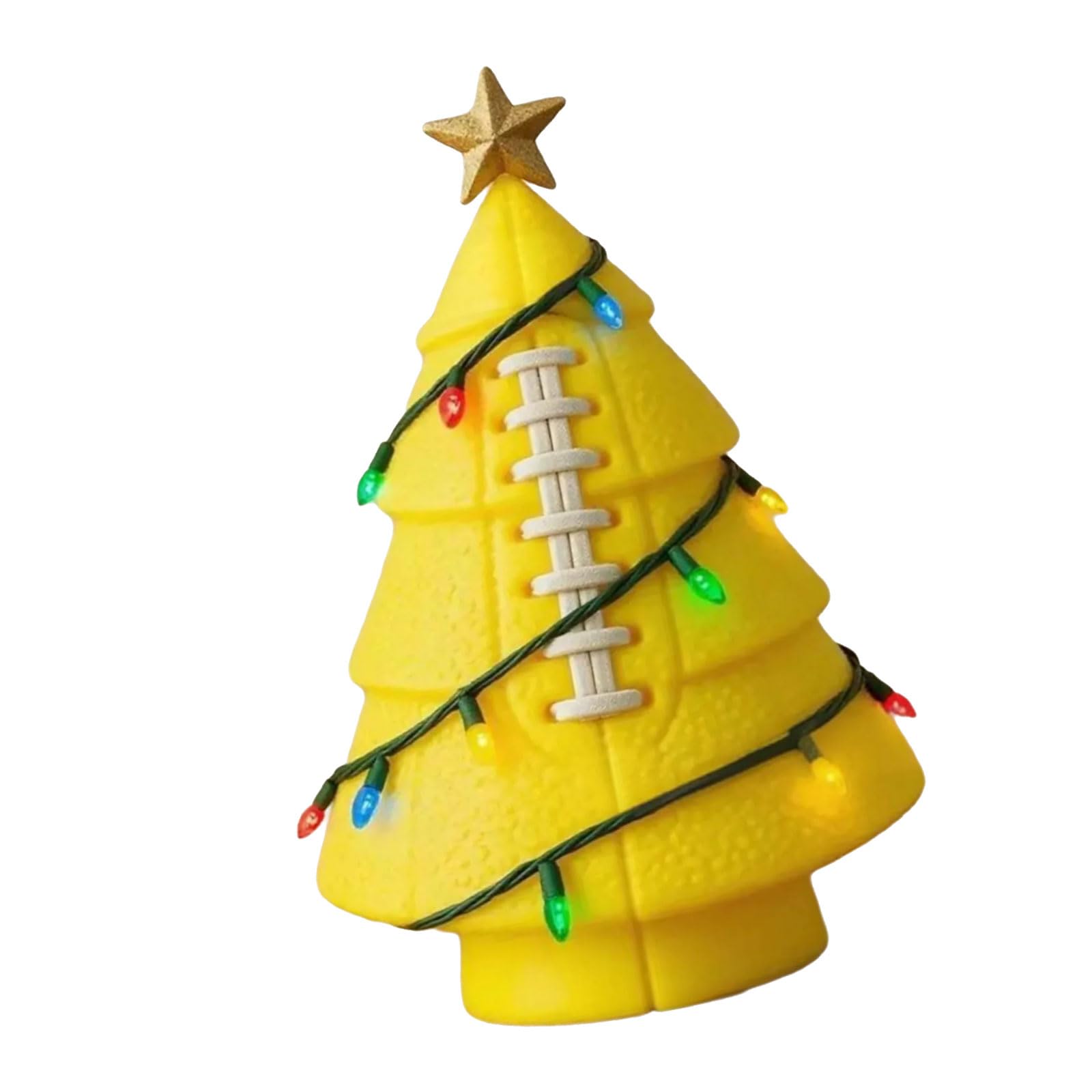 Linvimia A Resin Football Christmas Ornament For Sports, Festive Tree & Home Holiday Decorations Sports Themed Christmas Tree Ccessories