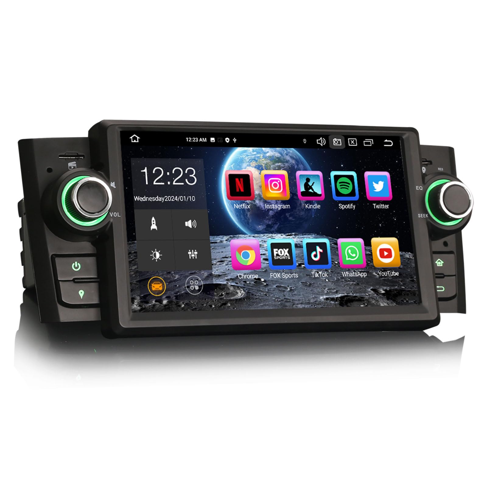 Erisin 7 Pollici Schermo 8-Core Android 12 Autoradio Bluetooth GPS per