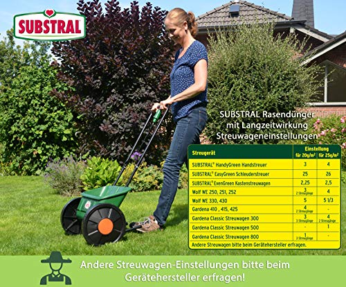 Substral Rasendünger, mit Langzeitwirkung, 100 Tage Langzeitdüngung, mit umhüllten Langzeitstickstoff, für 750 m², 15 kg - Image 7