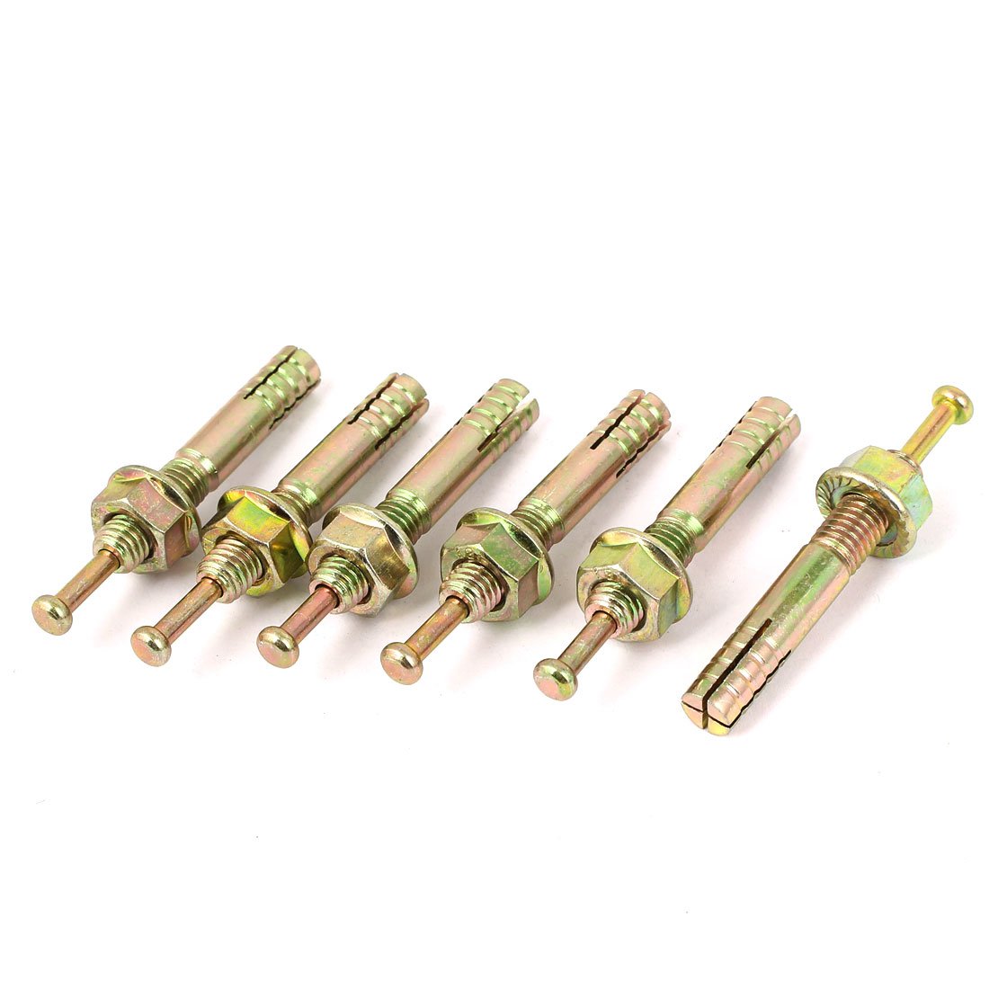 Aexit Core High-Strength Anchors Bolts Strike Hammer Nails Gecko Expansion Screws Expansion Anchors M8x50mm 6pcs