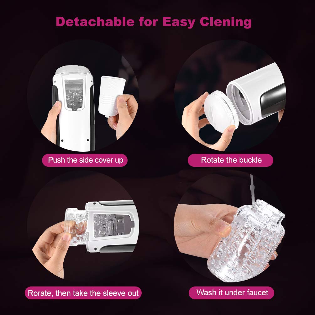 Amazon.com: UTIMI Male Masturbators Rotating Automatic Masturbation Cup  Pocket Pussy 3D Realistic Vagina Sex Toys for Men, Moaning Voice Built-in :  Health & Household