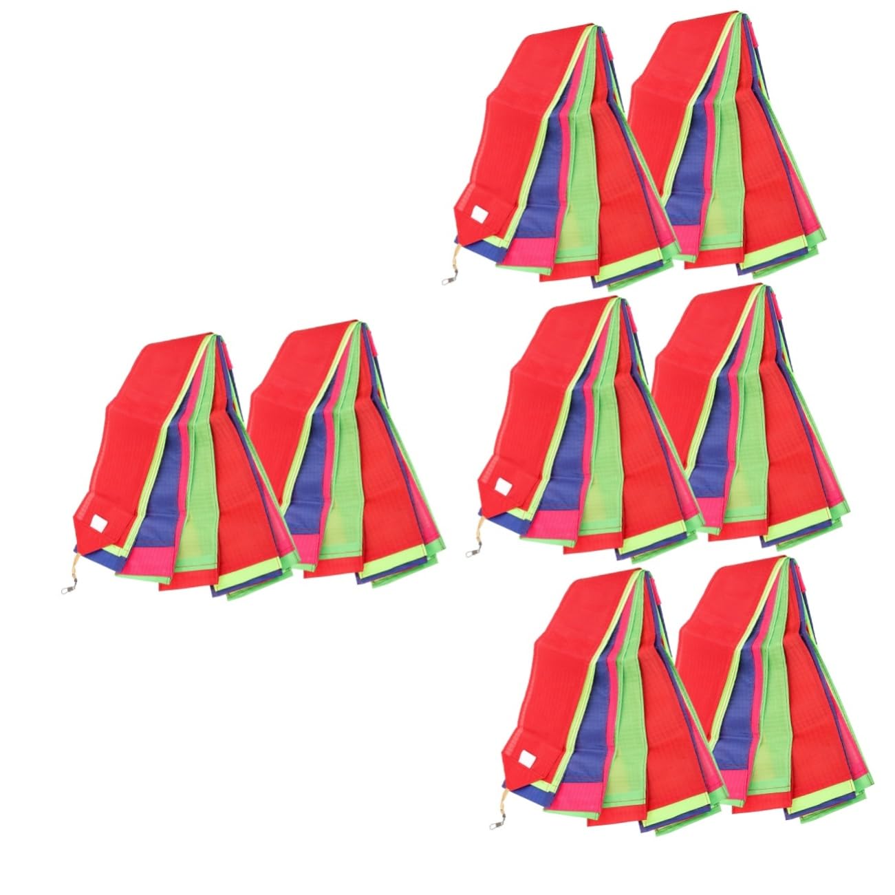 KESYOO 4sets Kite Tail Replacement Nylon Kite String Tails for Outdoor Activities 2pcs*4