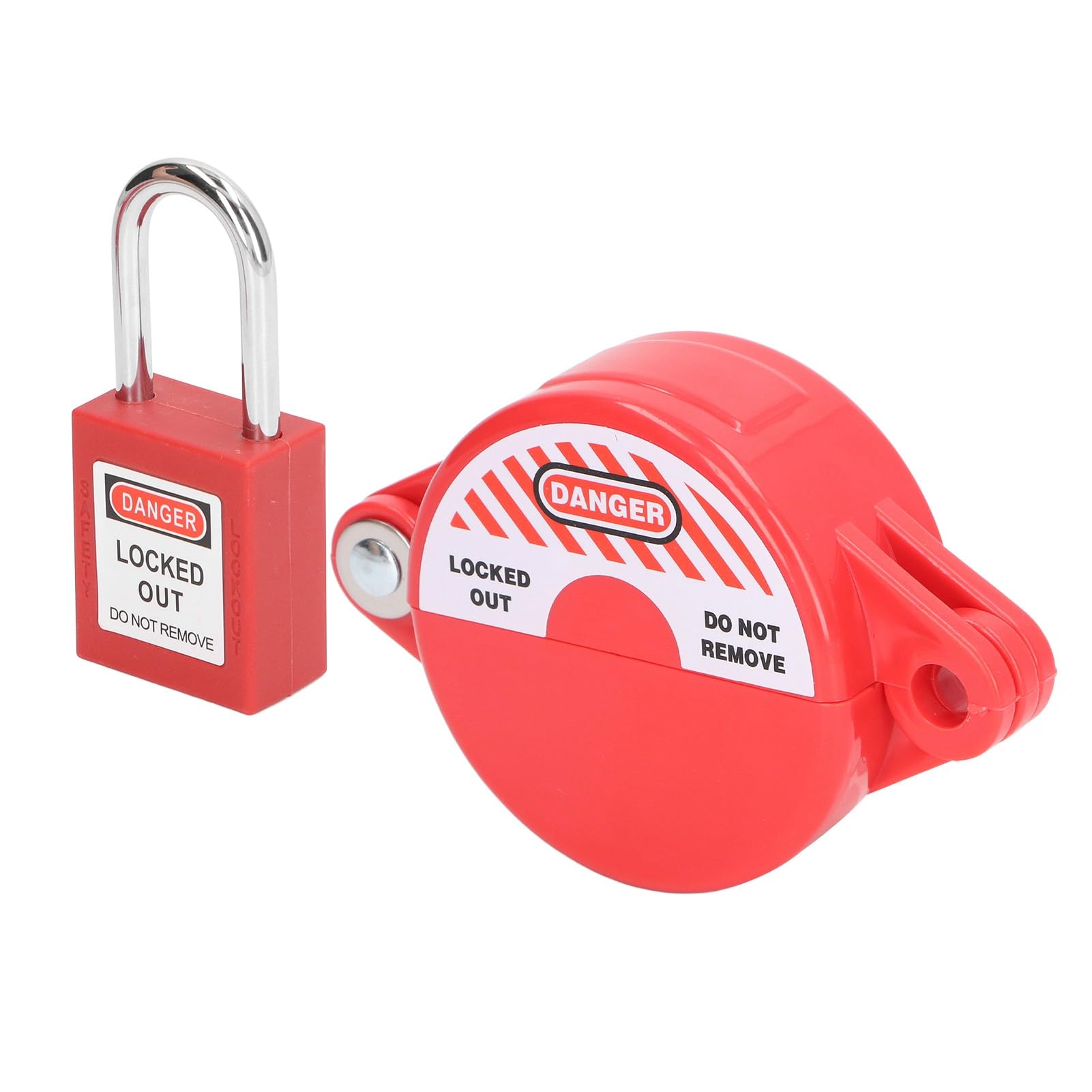 Gate Valve Lockout Set Lockout Tagout Valve Set for Outdoor Garden 25mm to 64mm Stem